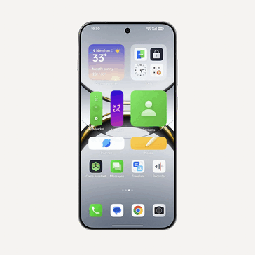 Nuova schermata iniziale Flux in ColorOS 16. (Fonte: Oppo)