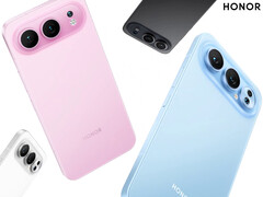 La serie Honor 500 sarà disponibile in quattro colori. Nella foto: le quattro varianti di colore della linea. (Fonte immagine: Honor - modificato)
