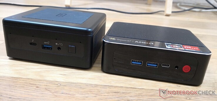 A sinistra: Intel NUC11PAQi7, a destra: Beelink SER3