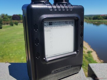 Raramente visto sui moderni display e-ink: il ghosting