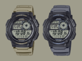 Il lancio degli orologi Casio AE-1000W-5AV (a sinistra) e AE-1000W-8AV (a destra) è previsto per maggio. (Fonte: Casio)
