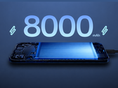 Il OnePlus Nord CE6 dispone di una batteria da 8.000 mAh.