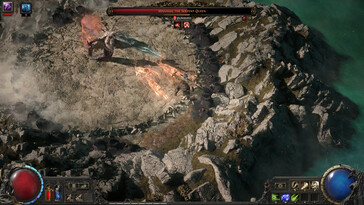 Nella foto: Una schermata di gameplay di Path of Exile 2. 