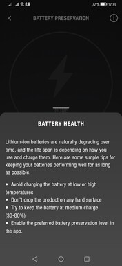 Note sulla salute della batteria