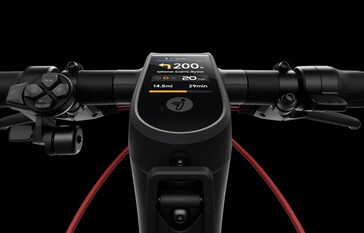 Lo scooter elettrico Segway Max G3 Plus è dotato di un display a colori per la navigazione.