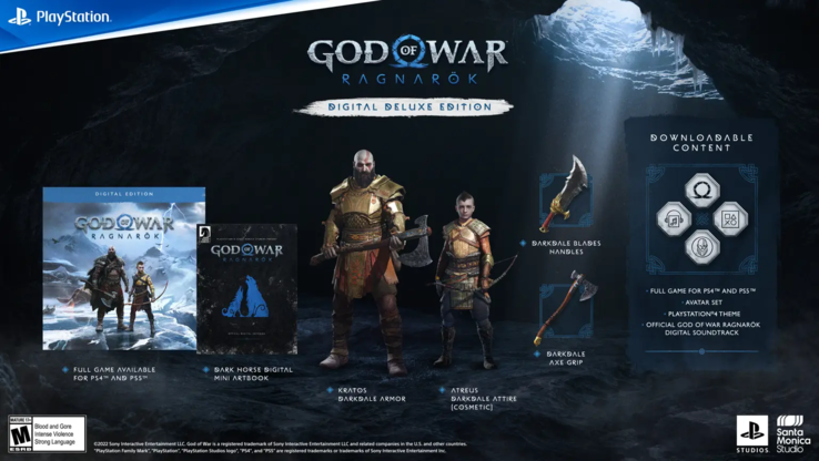 God of War Ragnarok Edizione Digitale Deluxe (immagine via Sony)