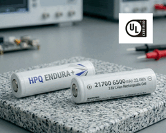 Le celle HPQ Silicons 21700 raggiungono i 23,4 Wh.