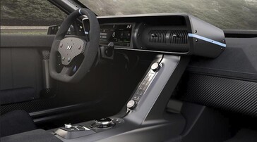 L'interno della N Vision 74 è il miglior tipo di design minimalista che mette la guida al primo posto. (Fonte: Hyundai)