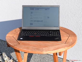 Lenovo ThinkPad E580 al sole
