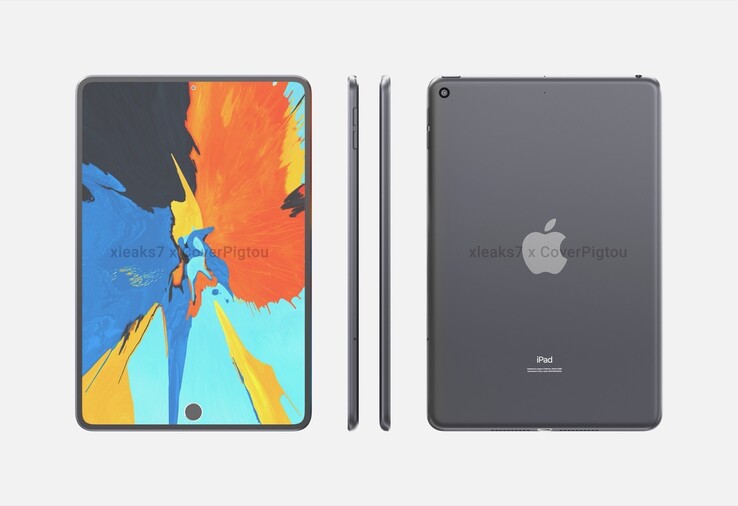 L'iPad mini 6 dovrebbe assomigliare molto a questo. (Fonte immagine: Pigtou & @xleaks7)