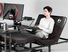 Il Bauhutte Gaming Bed è motorizzato, permettendo di adattare il letto in una sedia. (Fonte: Bauhutte)