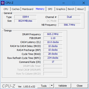 CPU-Z Memoria