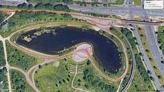 Prova su strada del GNSS: lago