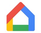 Il logo di Google Home viene mostrato mentre Google distribuisce un aggiornamento di marzo che aggiunge la "Ricerca Live" per i flussi di telecamere in diretta a Google Home Premium Advanced.