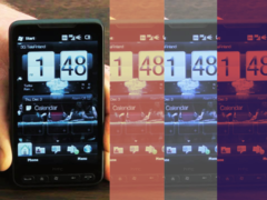 L'HTC HD2 - lanciato per la prima volta nel 2009 - si è guadagnato il titolo di "telefono che si rifiuta di morire". Nella foto - Stessa immagine dell'HTC HD2 impilata l'una accanto all'altra con filtri di diversa tonalità. (Fonte immagine: Jon Rettinger su YouTube)