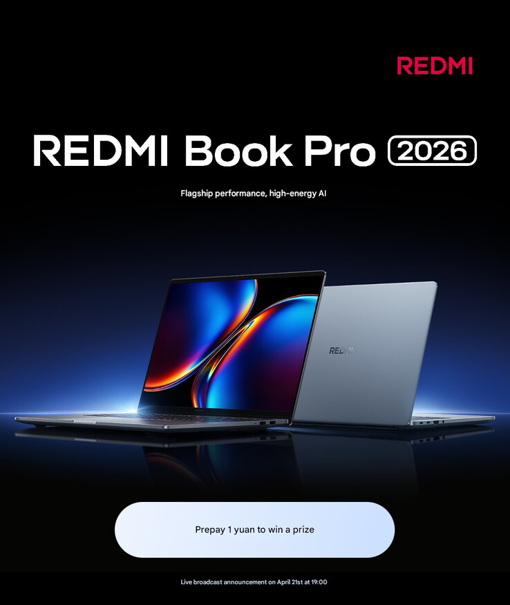 L'annuncio della data di lancio del Redmi Book Pro 2026 (traduzione automatica)