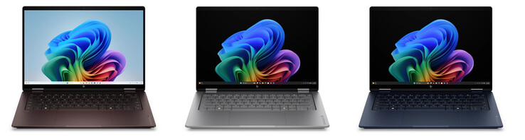 HP riserva Deep Espresso per i modelli AMD e Meteor Silver per le alternative Intel, da sinistra a destra.