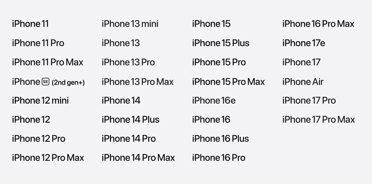 iOS 27 funziona su tutti gli iPhone che erano compatibili con iOS 26.