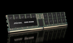 Modulo di memoria DDR5 RDIMM di Micron. La nuova versione da 512 GB dell’azienda potrebbe consentire di raggiungere fino a 12 TB di RAM in un singolo server.