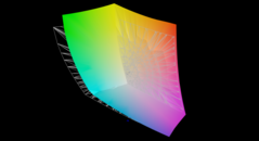 rispetto ad AdobeRGB