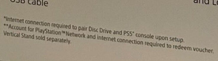 Requisiti di connessione a Internet di PlayStation 5 Slim (immagine via CharlieIntel su X)