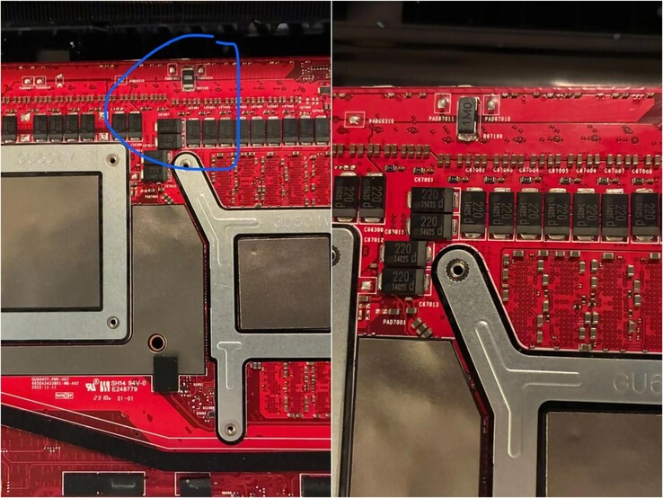 Prima (sinistra) e dopo (destra) la modifica dello shunt. (Fonte immagine: thatavidreadertrue su Reddit)