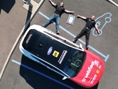 Il Mach-E ha percorso quasi 600 miglia con una sola carica (fonte: Webfleet)