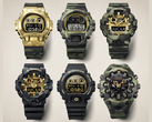 Orologi Casio con motivo mimetico audace.