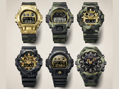 Orologi Casio con motivo mimetico audace.