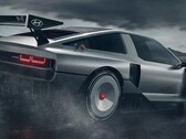 La Hyundai N Vision 74 ha una cella a combustibile a idrogeno e una batteria. (Fonte: Hyundai)