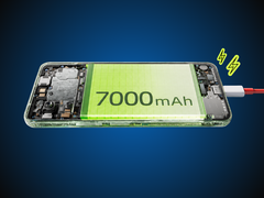 Il OnePlus Nord CE6 Lite è dotato di una batteria da 7.000 mAh.