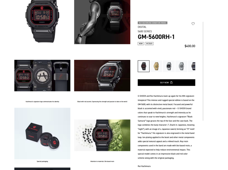 (Fonte: Casio Canada)