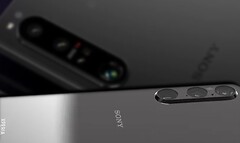 Il Sony Xperia 1 V dovrebbe essere dotato di sensori della fotocamera più grandi rispetto al suo predecessore. (Fonte: @OnLeaks/Sony - modificato)