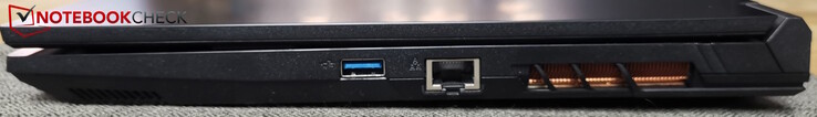 A destra: USB-A 3.2 Gen 2, LAN