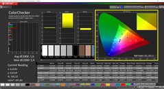 CalMAN ColorChecker calibrato