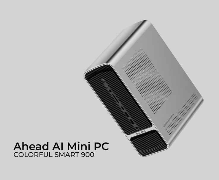 Il mini PC Colorful Smart 900 AI, alimentato da AMD Strix Halo, presenta un involucro dall'aspetto elegante. (Fonte: Colorful via TechPowerUp)