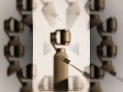 Il nuovo Osmo Pocket 4 di DJI, come mostrato nell'ultimo video teaser pubblicato su X.