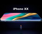 Rendering del design dell'iPhone 20/XX generato dall'AI.