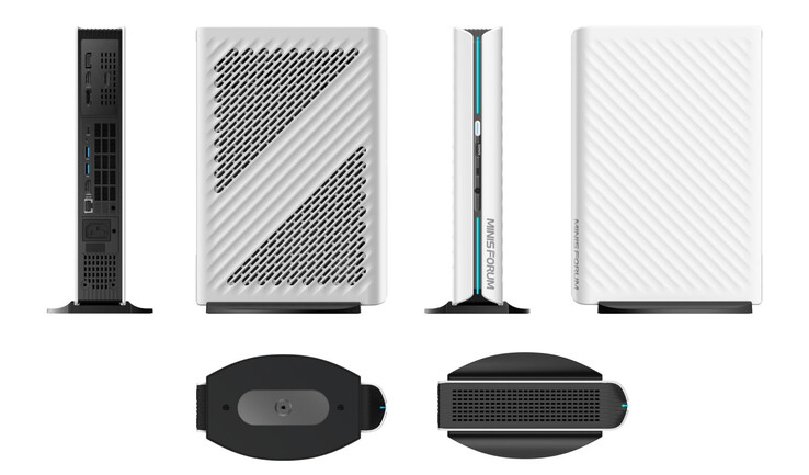 I Minisforum G1 e G1 Pro misurano 315 x 216 x 57,2 mm e pesano 3,81 kg. (Fonte: Minisforum)