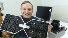 La prossima GPU Nvidia AD102 RTX 4090 potrebbe raggiungere i 100 TFLOPs di prestazioni FP32. (Fonte: Captain's Workspace su YouTube)