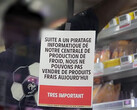 Avviso di attacco informatico in un supermercato francese