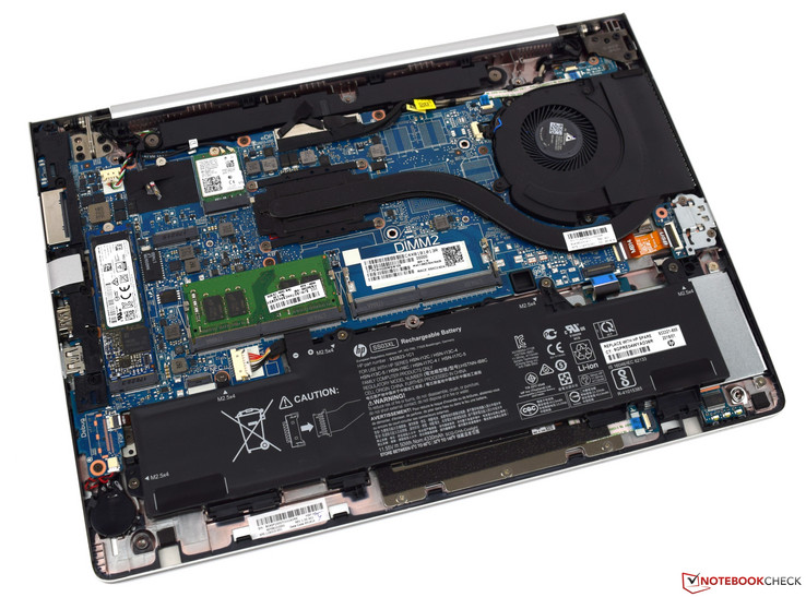 L'HP EliteBook 840 G5 senza cover inferiore