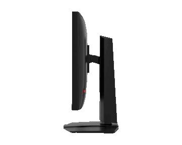 Vista laterale del monitor da gioco MSI MAG 271KPD7