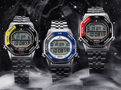 La nuova riedizione del Seiko Rotocall è disponibile nei colori giallo-nero, rosso-nero e grigio-blu, nella foto. (Fonte: Seiko)