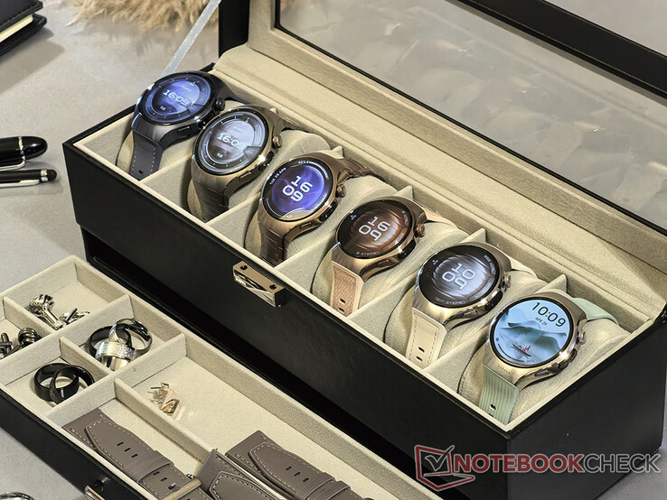 Le opzioni di colore del Huawei Watch 5 (Fonte: Notebookcheck)