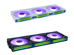 Lian Li UNI Fan SL-INF Wireless è disponibile in due opzioni di colore, entrambe con design a specchio infinito. (Fonte immagine: Lian Li)