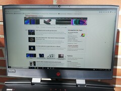 Utilizzo dell'HP Omen 15-dc1303ng all'aperto