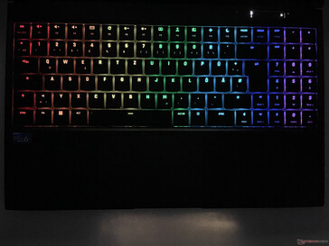 Schenker XMG Neo 15 - illuminazione dei tasti