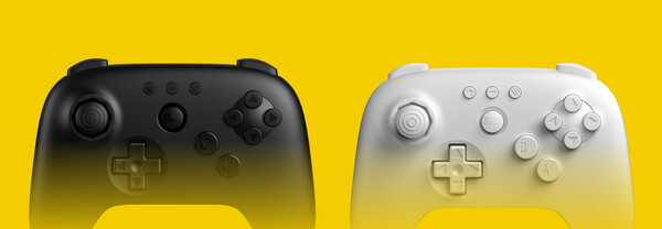 Il controller 8BitDo 64 è disponibile nelle opzioni di colore nero e bianco. (Fonte: 8BitDo)