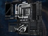 Un rendering della scheda madre ASUS ROG Maximus Z890 Extreme